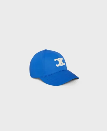 TRIOMPHE BASEBALL CAP IN COTTON ELECTRIC BLUE