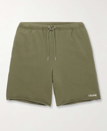 Green Celine Shorts