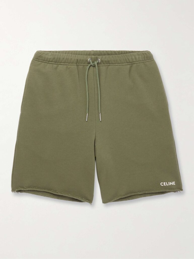 Green Celine Shorts